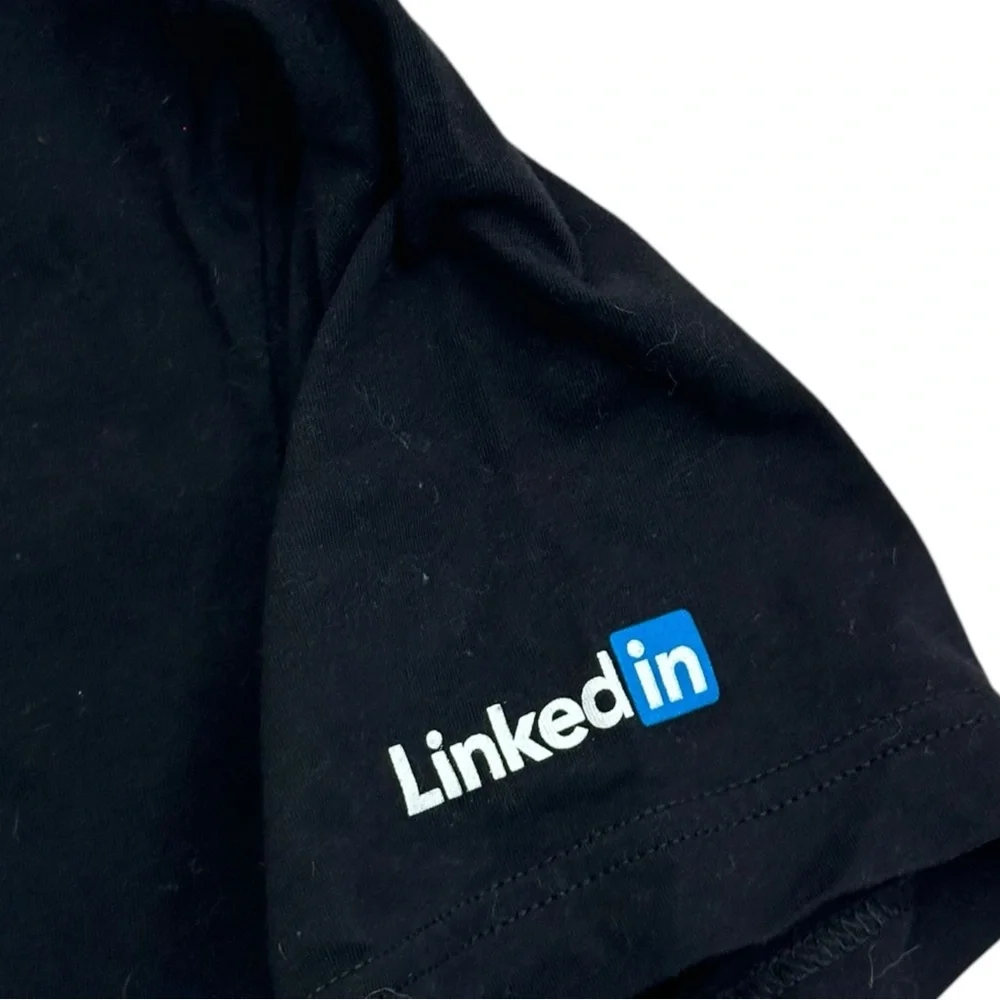 Linked In x Microsoft Tee - Adult Small - Picture 4 of 5